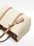Cartera Tote Con Textura