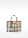 Cartera Tote De Cuadros