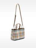 Cartera Tote De Cuadros