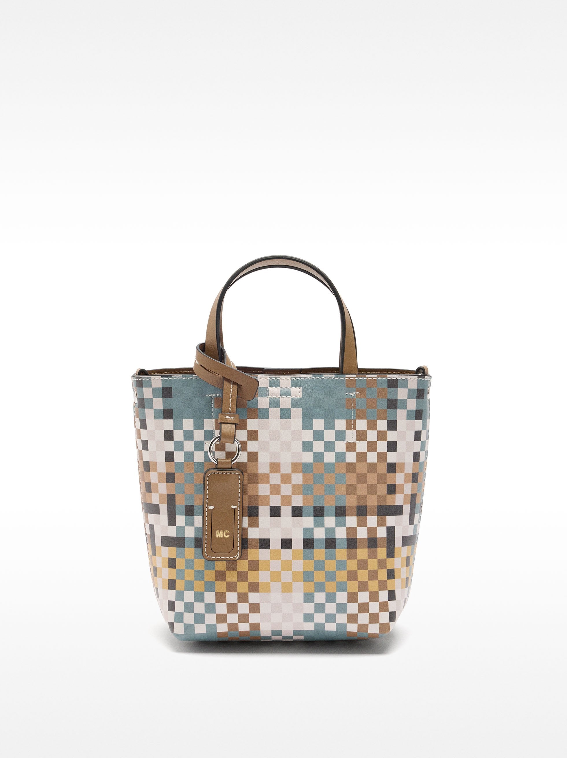 Cartera Bandolera De Cuadros