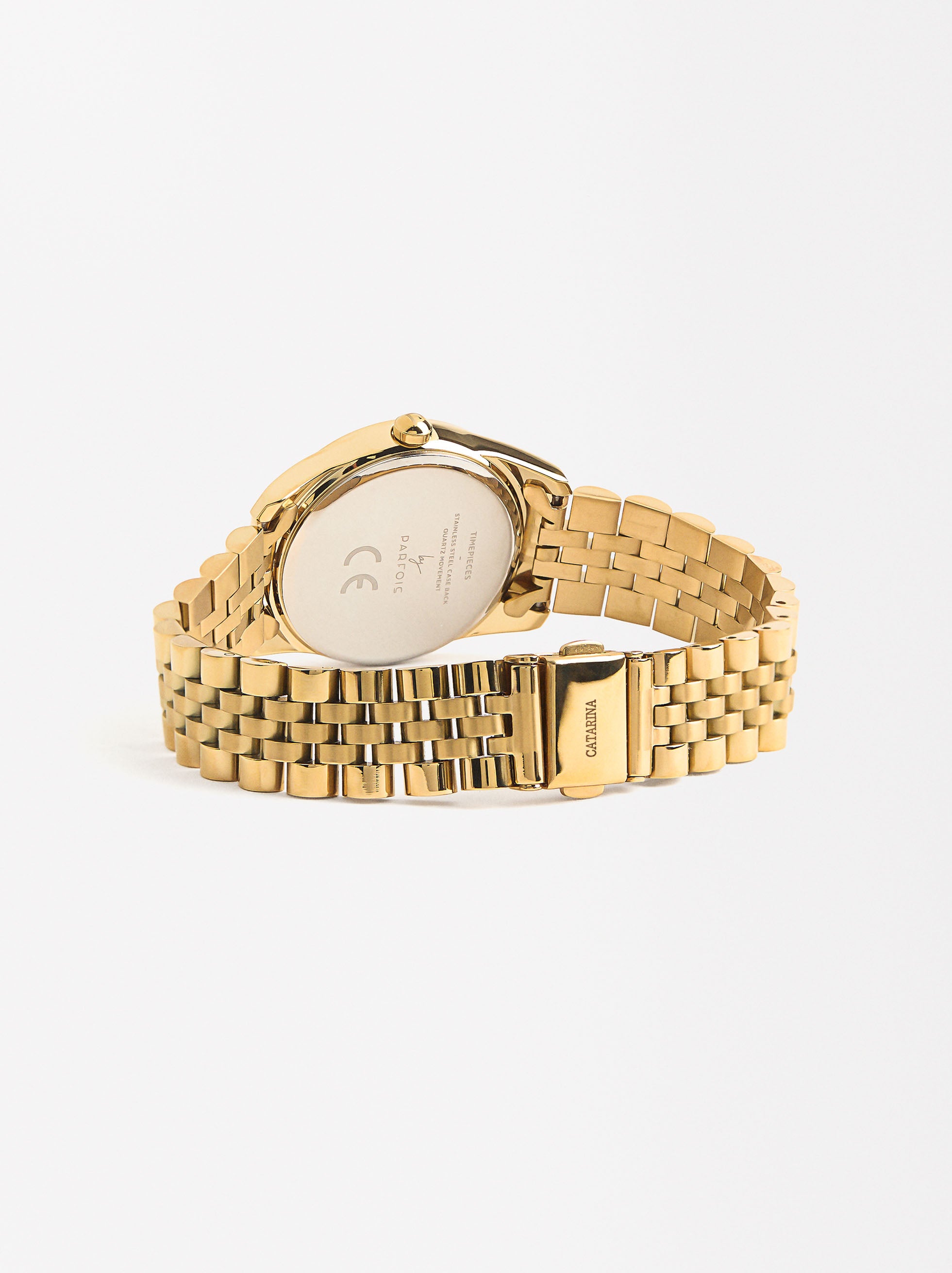 Reloj De Pulsera De Acero Inoxidable