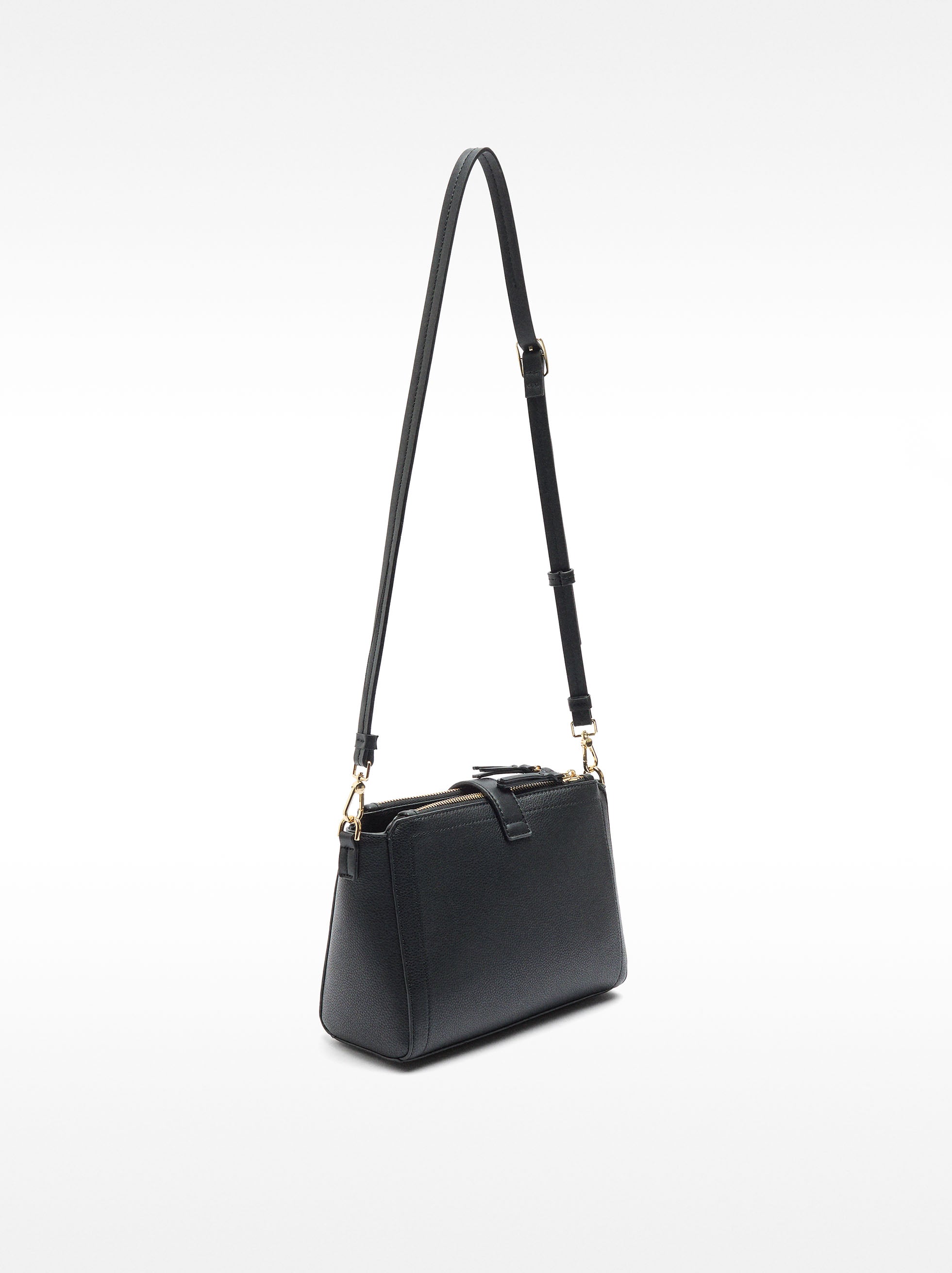 Bolso De Bandolera Con Textura