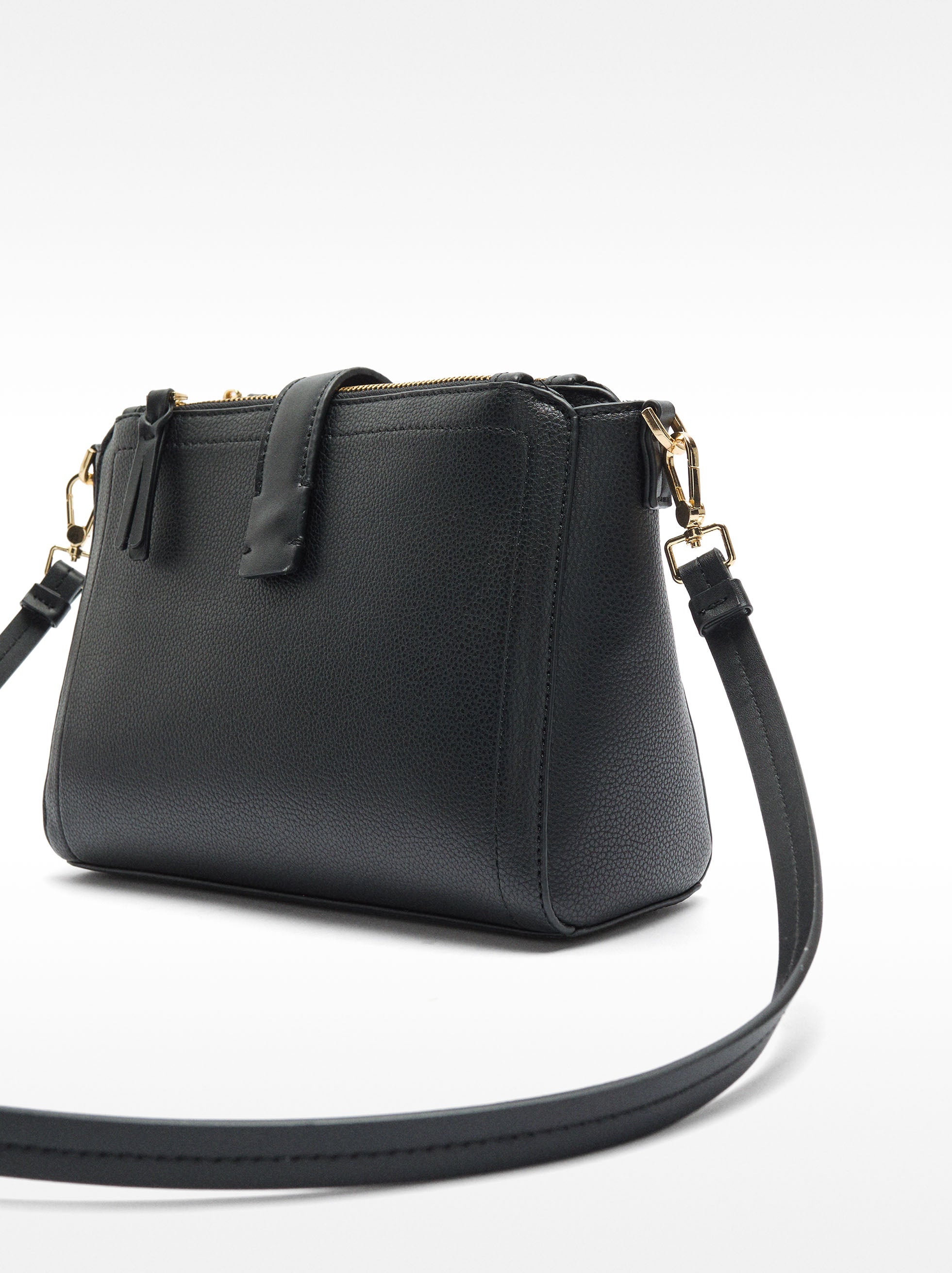 Bolso De Bandolera Con Textura