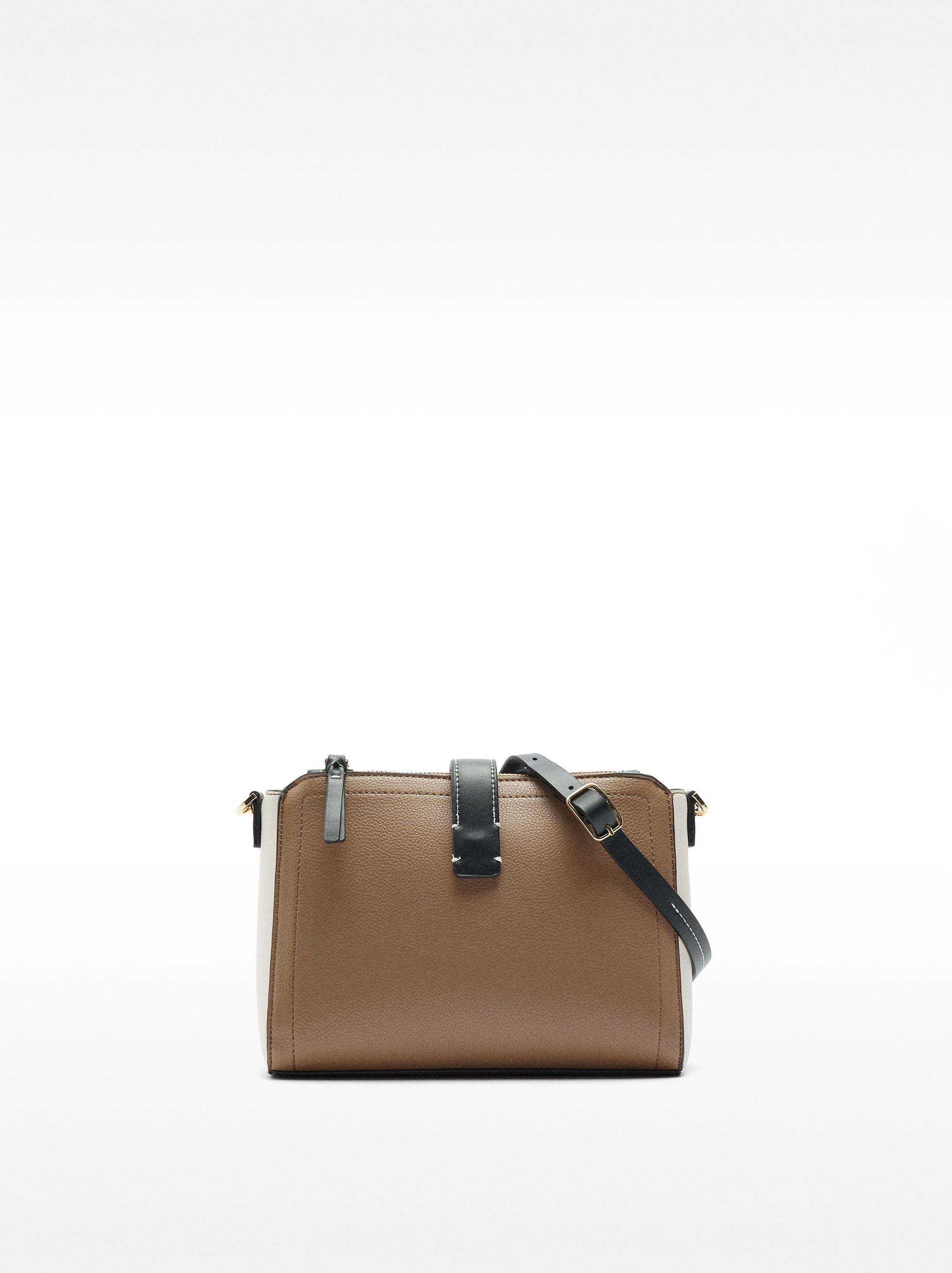 Cartera De Bandolera Con Textura