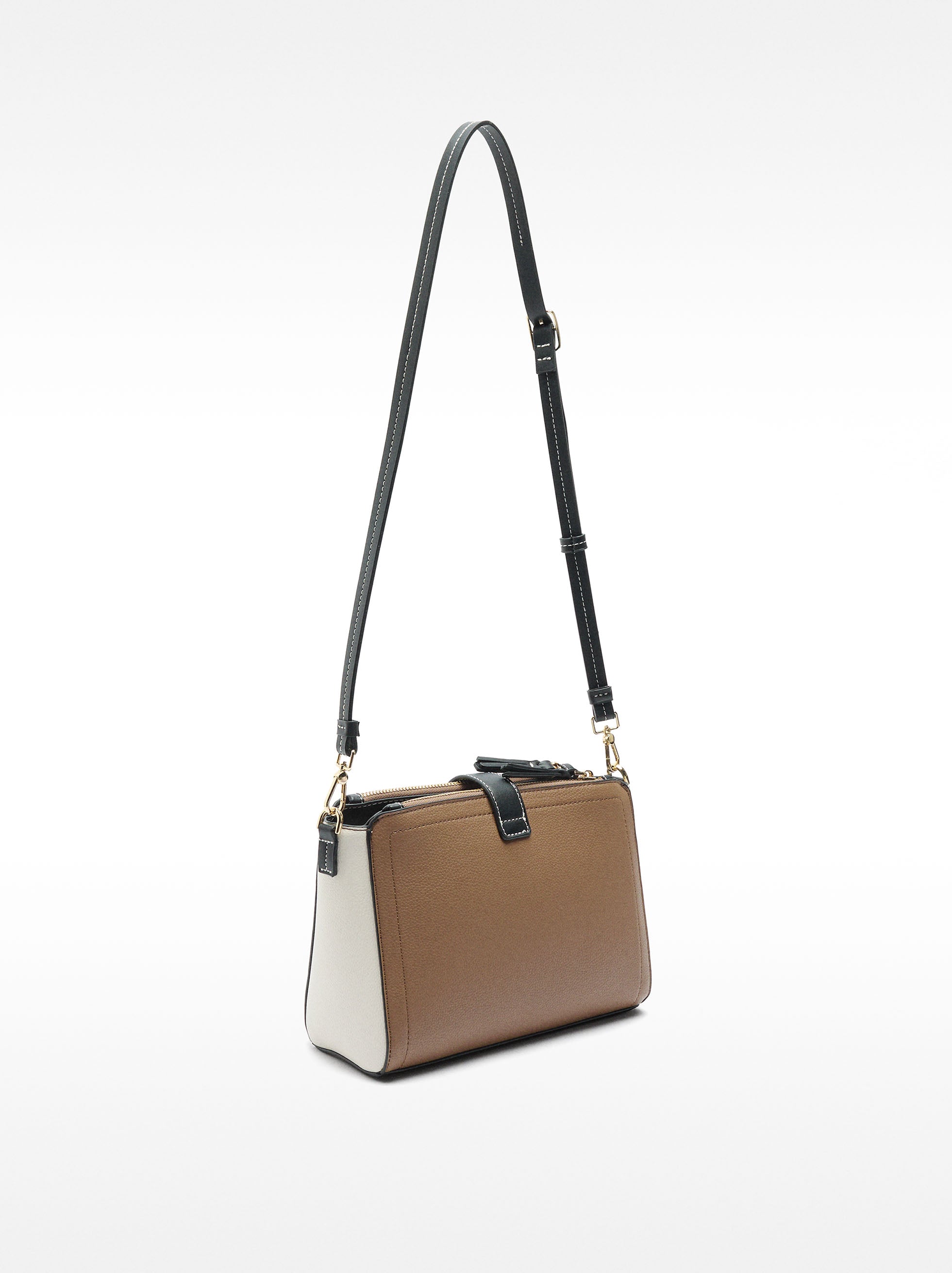 Cartera De Bandolera Con Textura