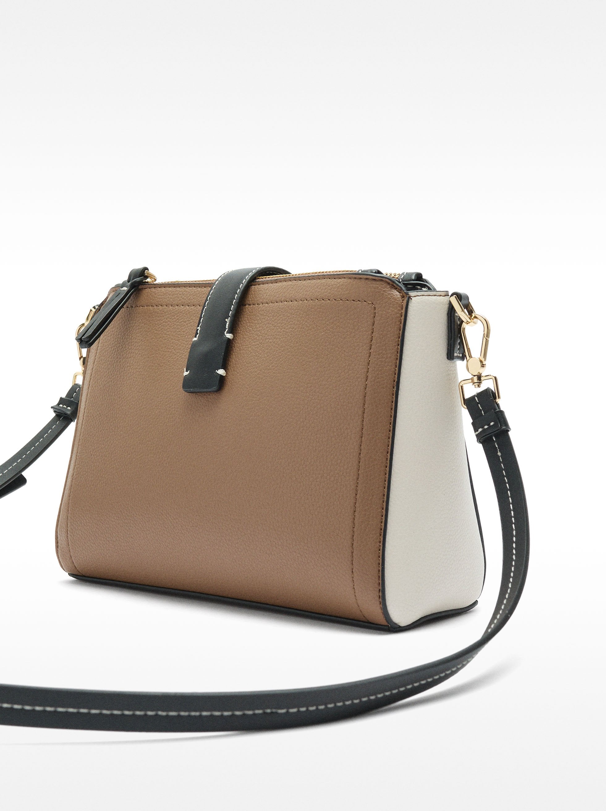 Cartera De Bandolera Con Textura
