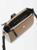 Cartera De Bandolera Con Textura