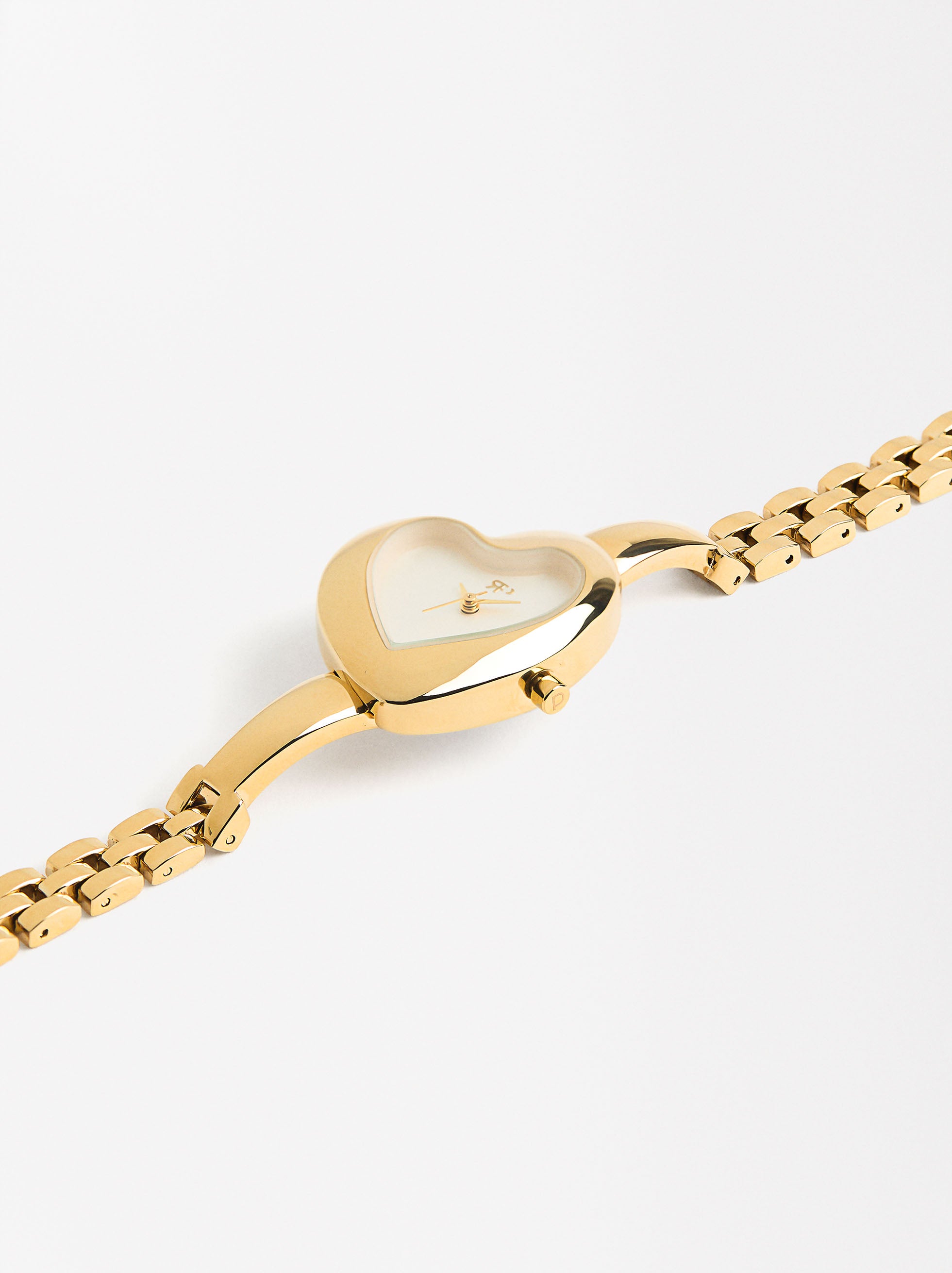 Reloj Con Esfera En Forma De Corazón