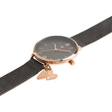 Reloj Pulsera De Acero Inoxidable Con Coração