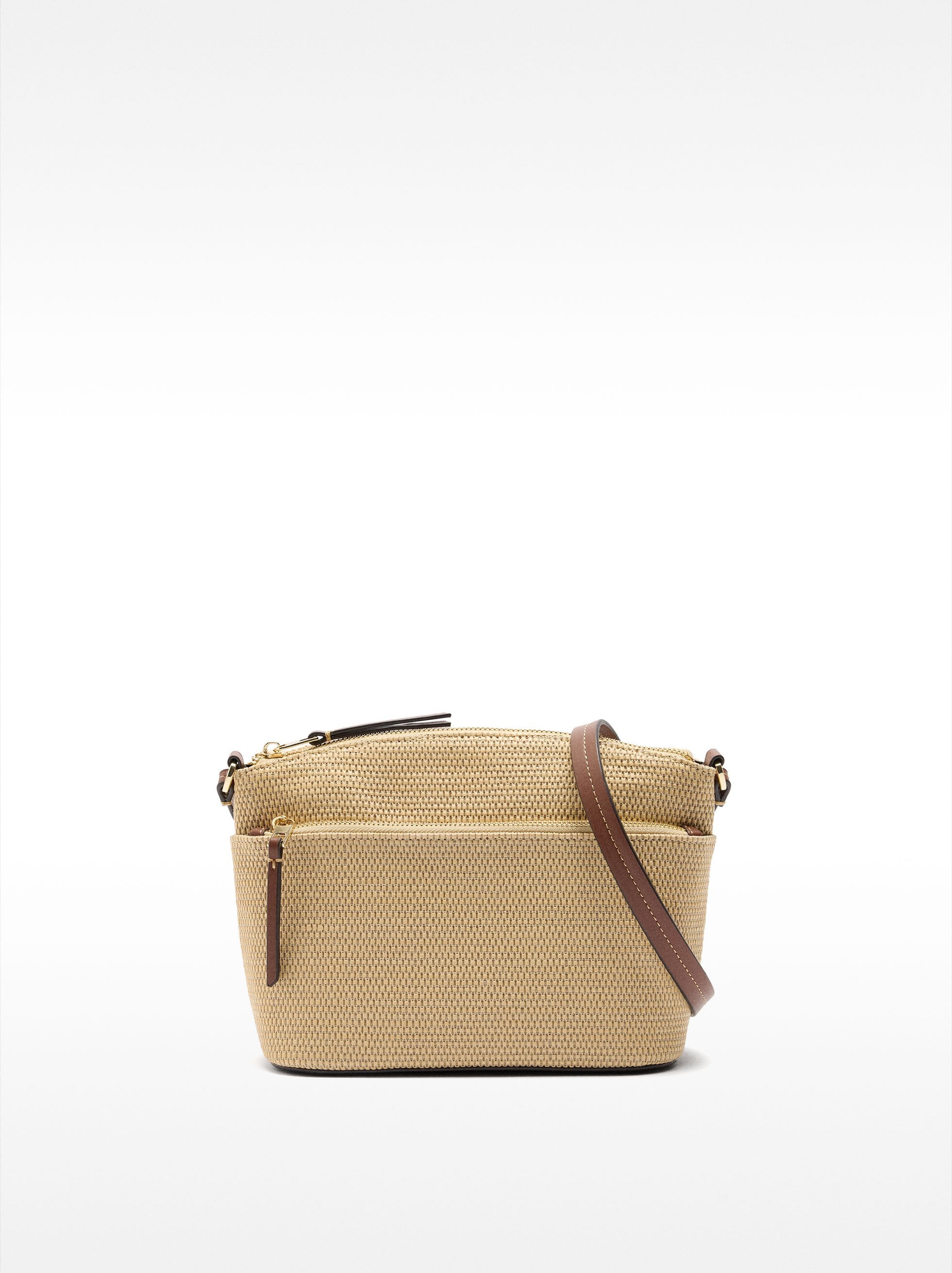 Cartera Bandolera Efecto Rafia