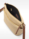Cartera Bandolera Efecto Rafia