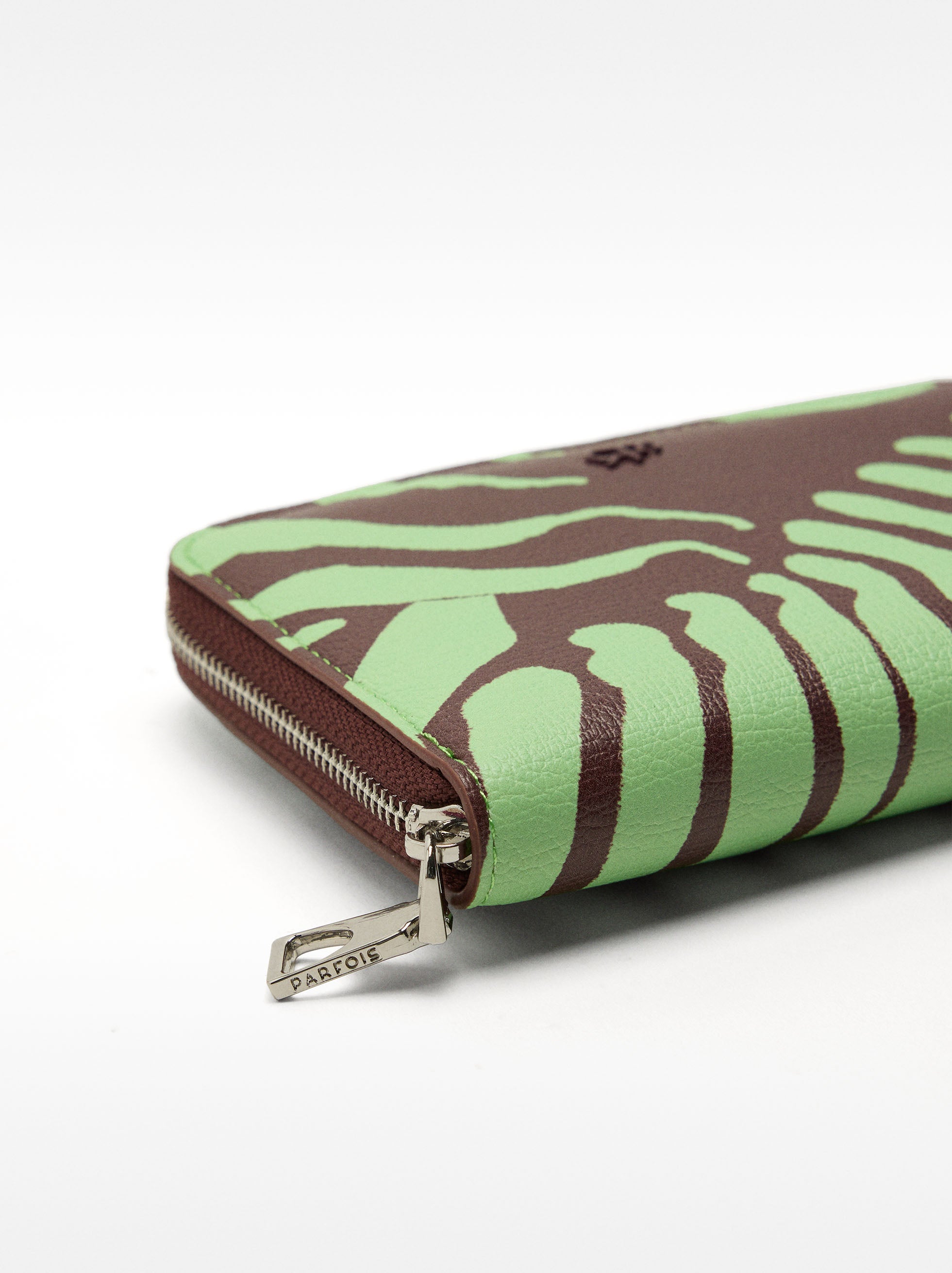 Billetera Estampada Con Cierre De Cremallera