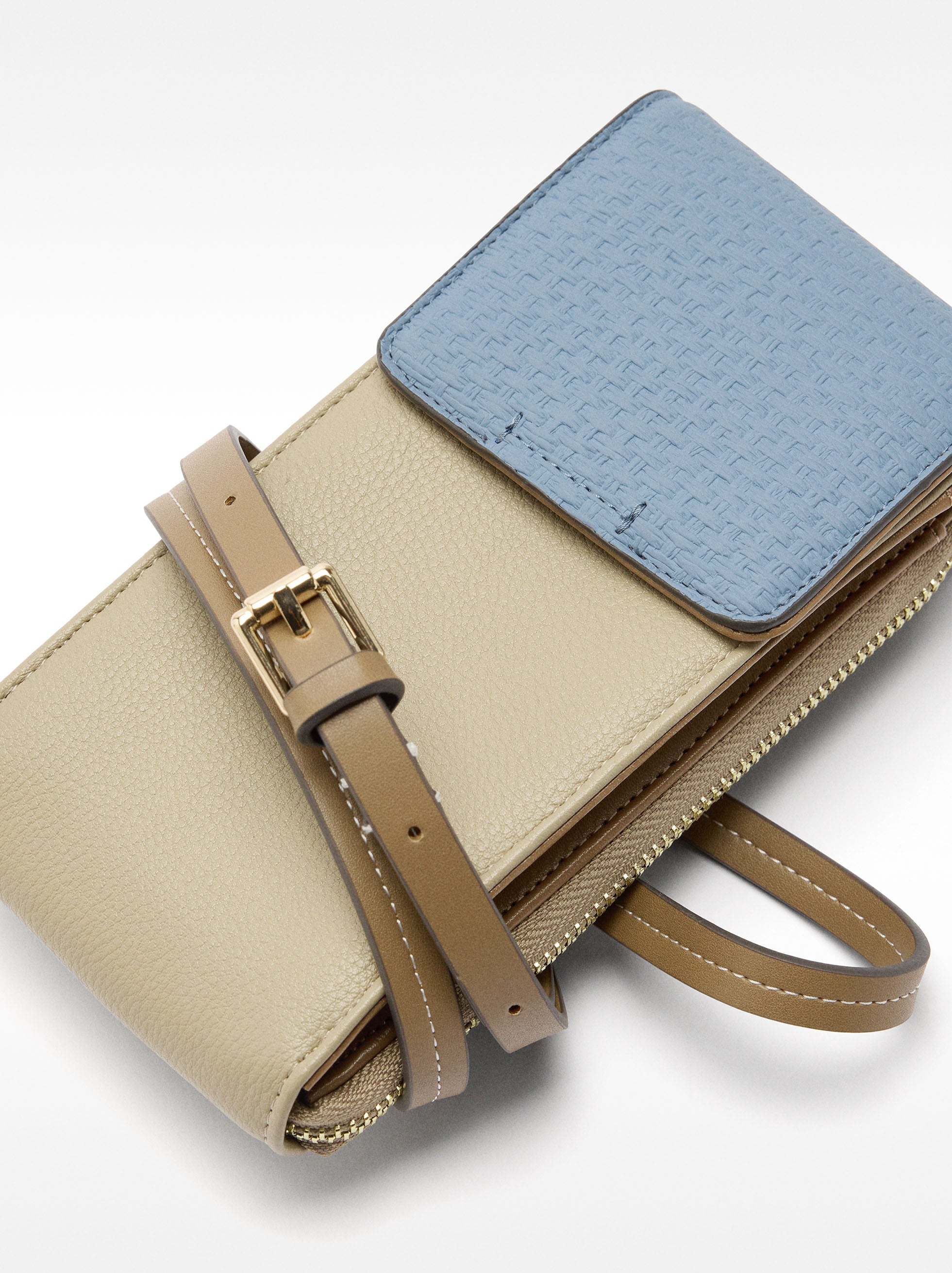 Cartera Porta Móvil Color Block