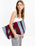 Cartera Shopper A Rayas