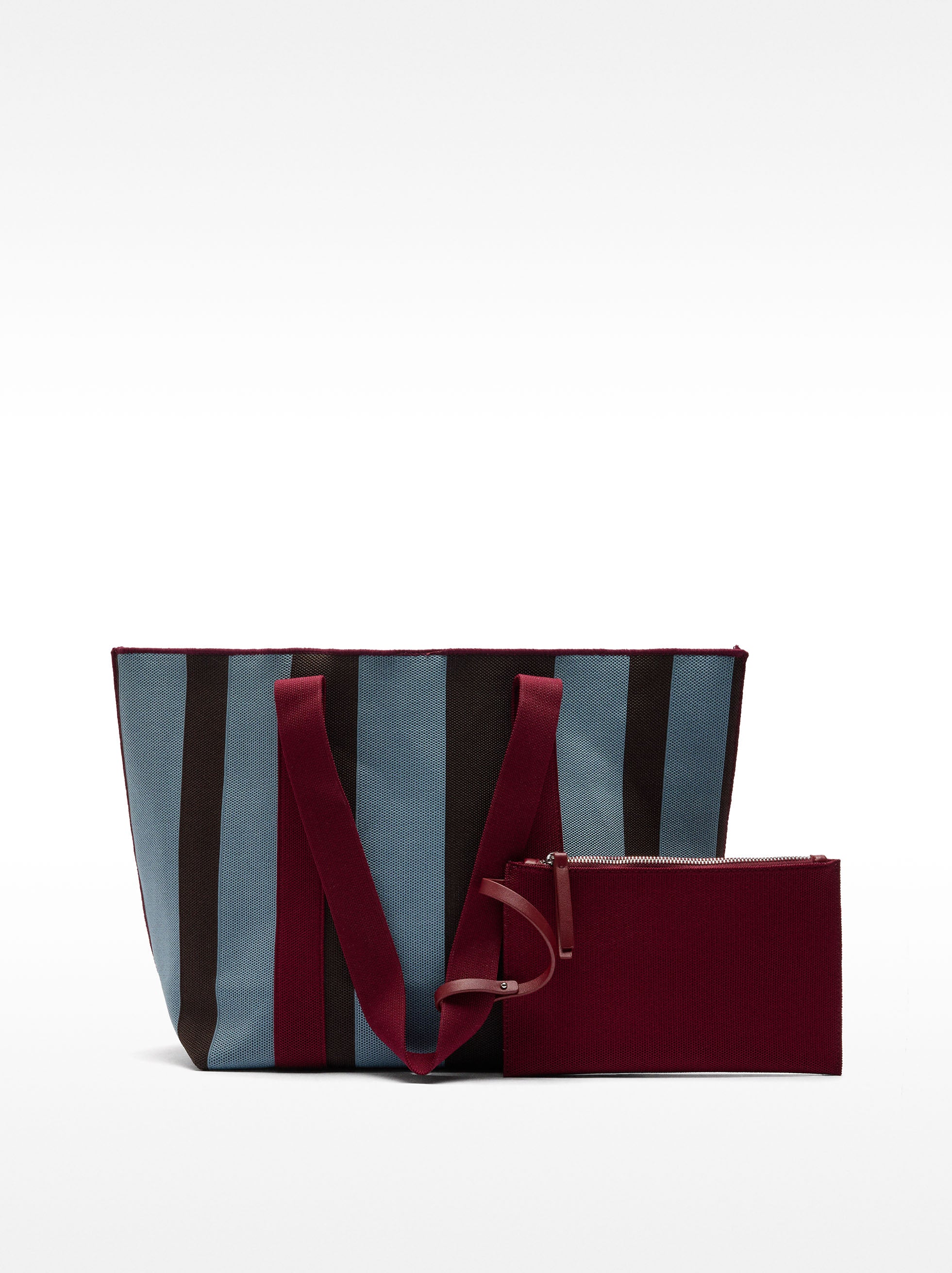 Cartera Shopper A Rayas