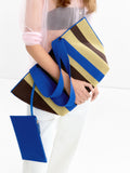 Cartera Shopper A Rayas
