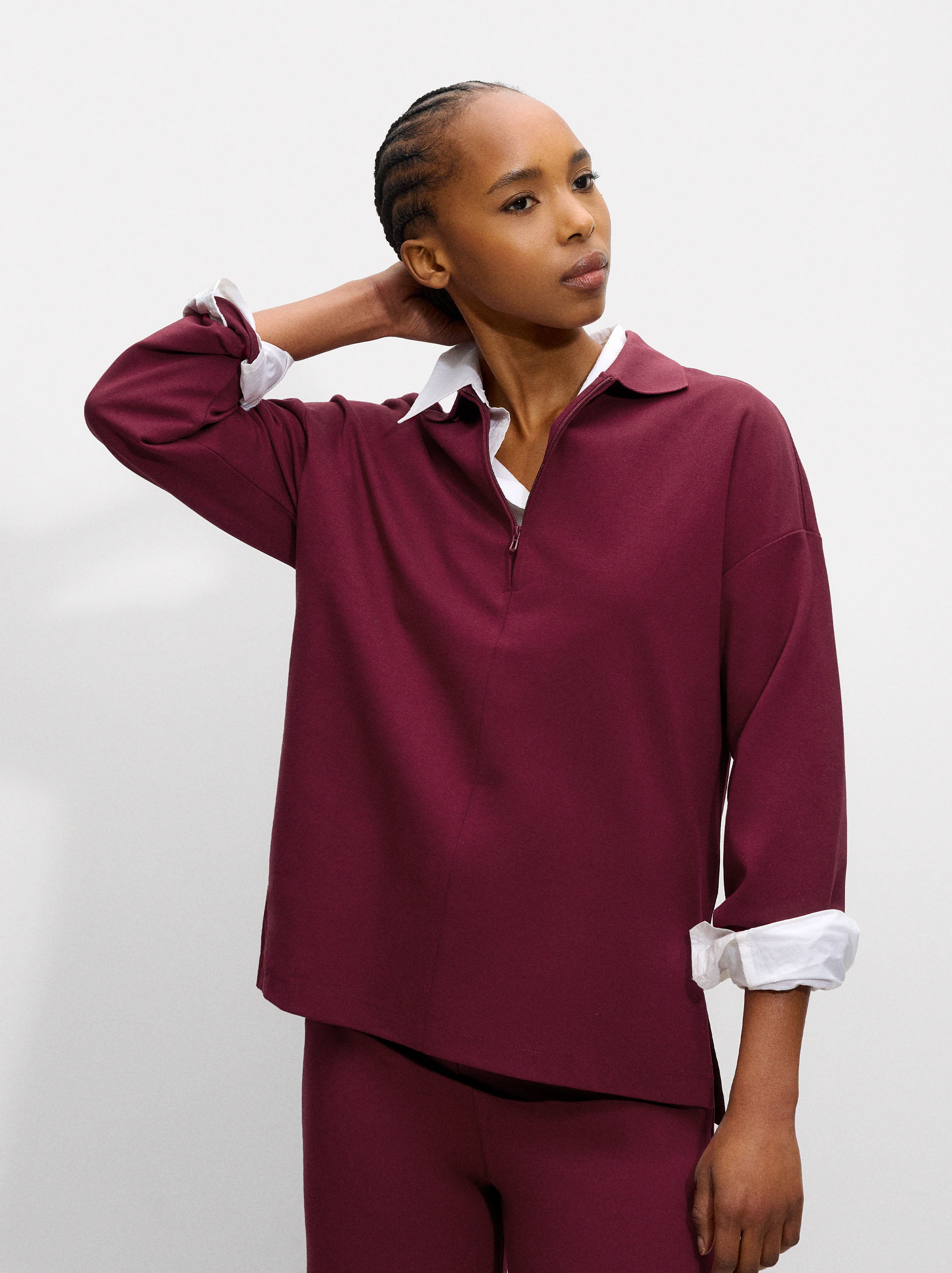 Chompa Con Cierre De Cremallera