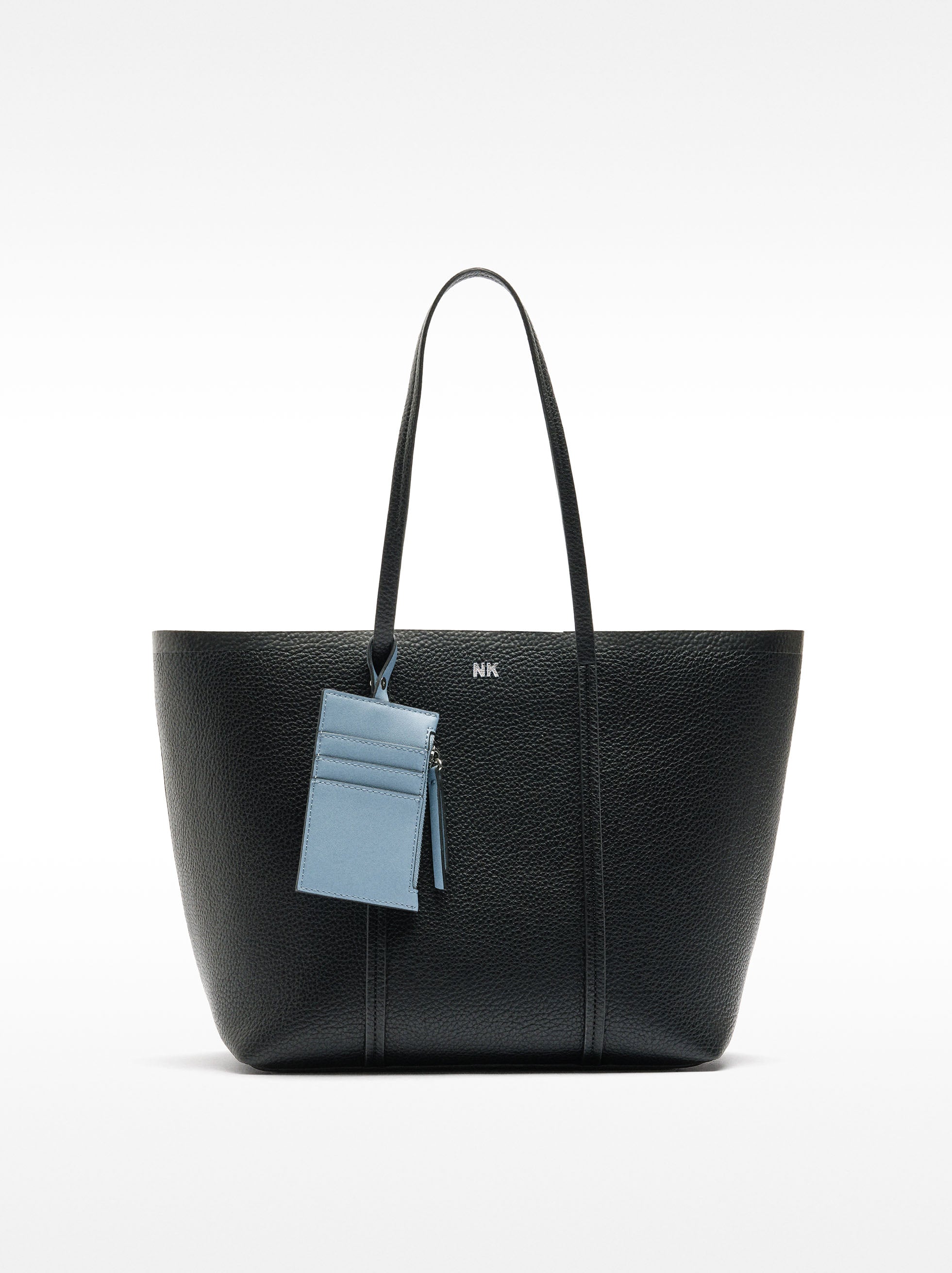 Cartera Shopper Con Colgante
