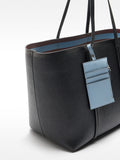 Cartera Shopper Con Colgante
