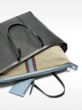 Cartera Shopper Con Colgante