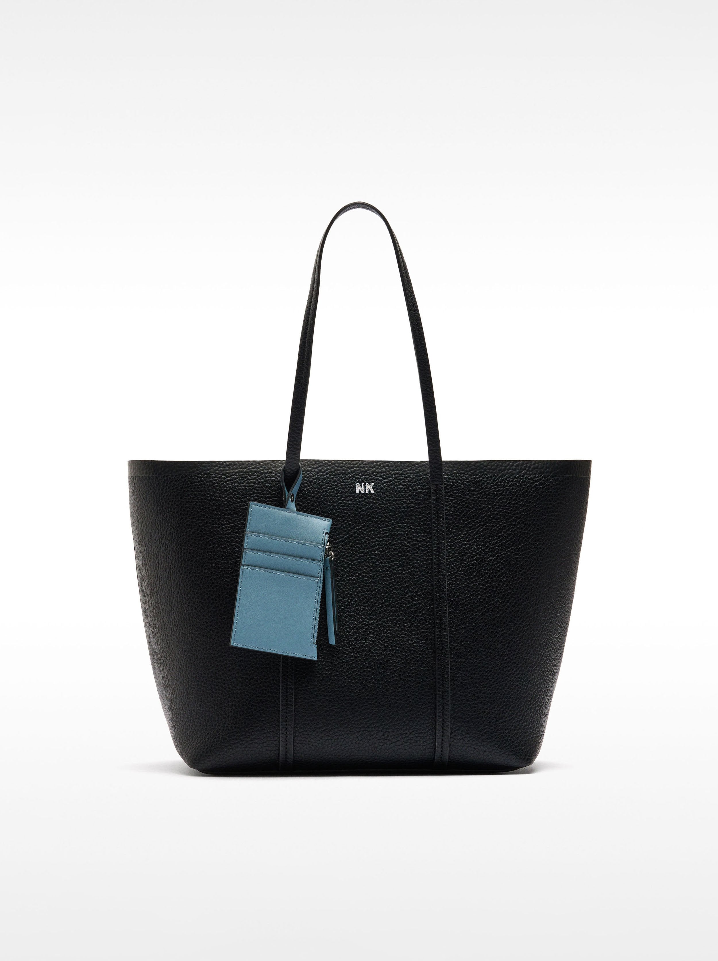 Cartera Shopper Con Colgante