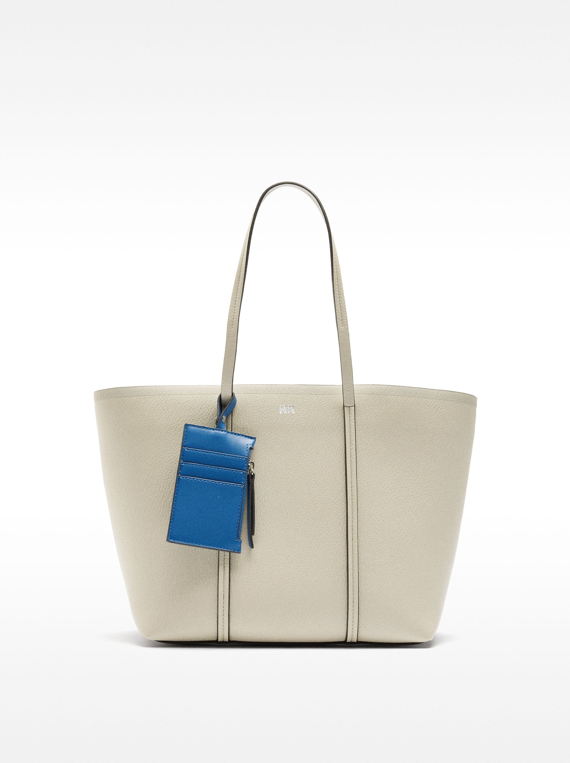 Cartera Shopper Con Colgante