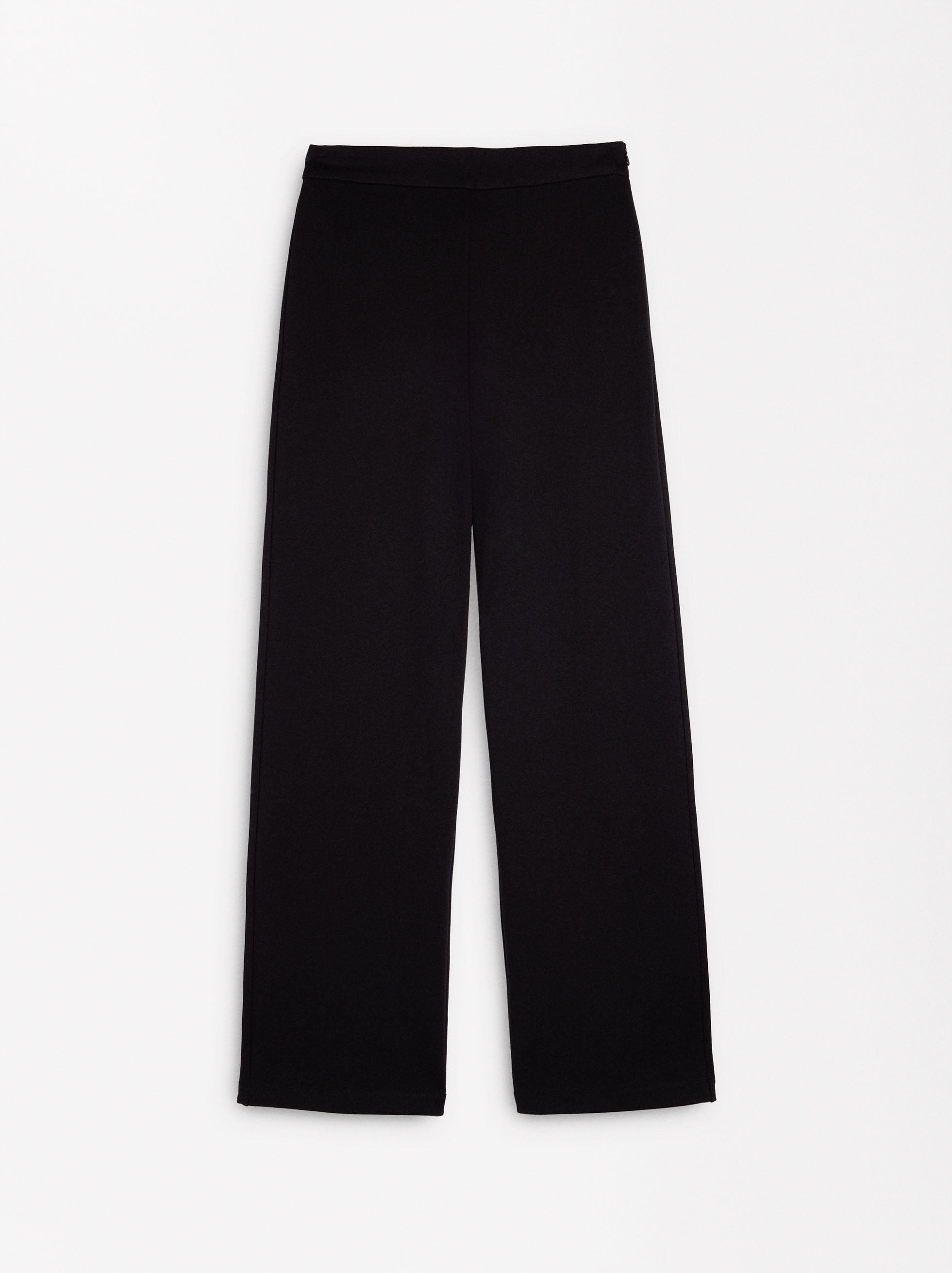 Pantalón Recto De Tiro Medio