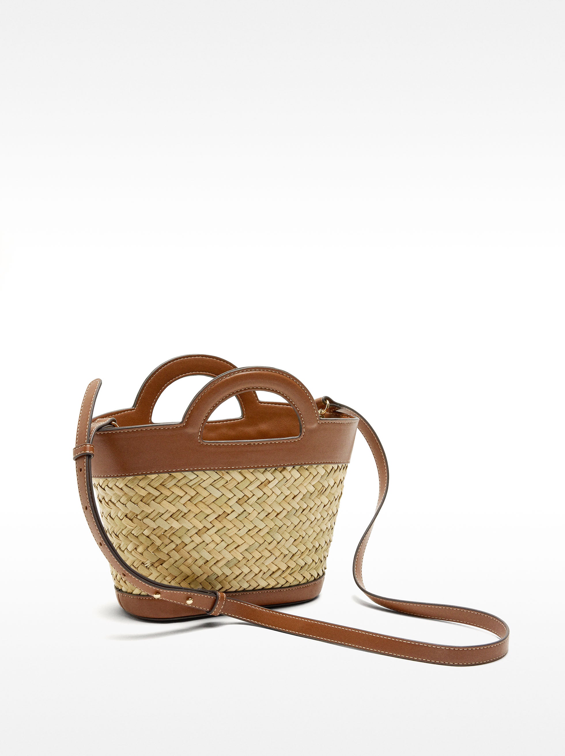 Cesta Tote De Rafia Con Asa Bandolera S