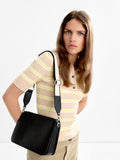 Cartera Bandolera Con Textura