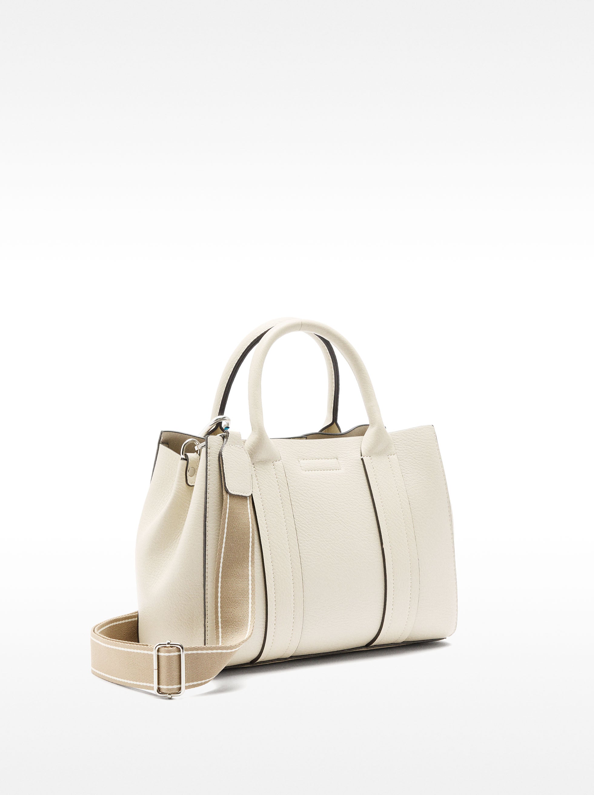 Bolso Tote Con Colgante M