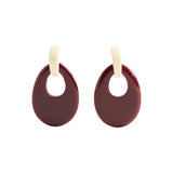 Pendientes Largos Ovalados