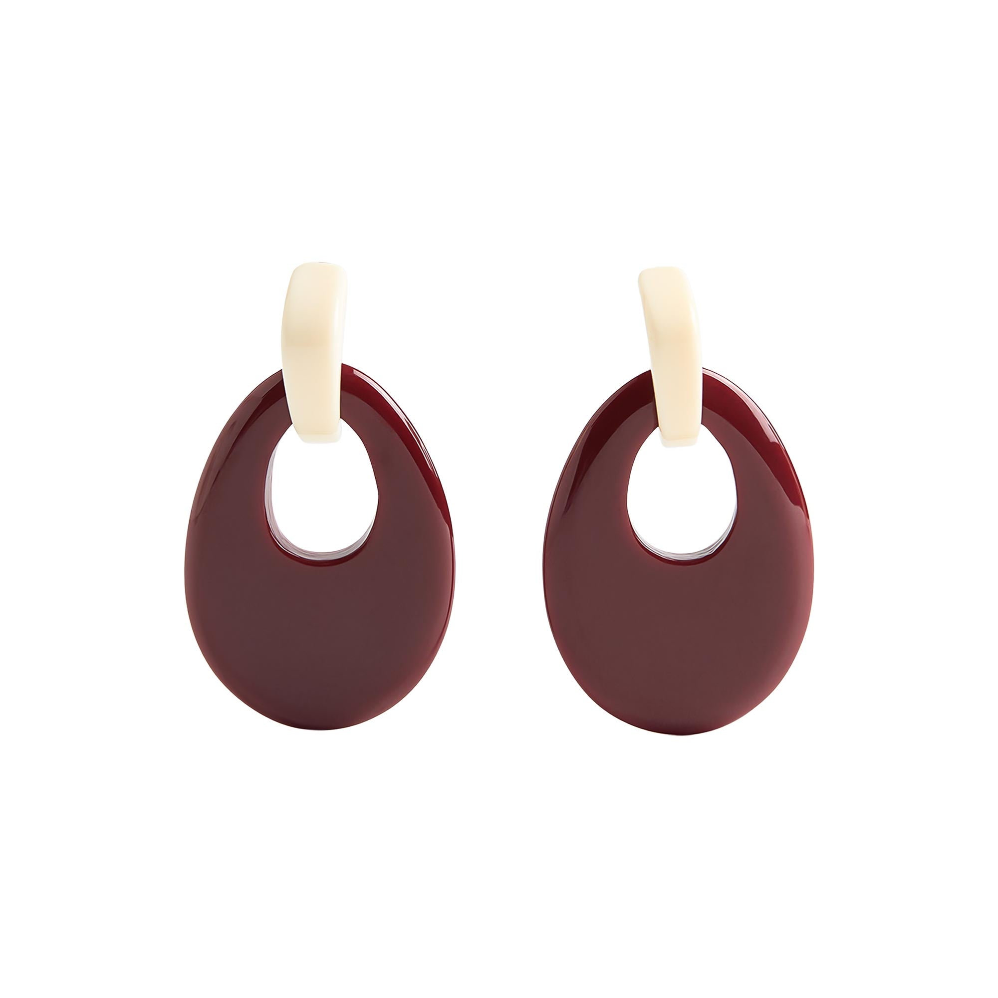 Pendientes Largos Ovalados