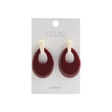 Pendientes Largos Ovalados