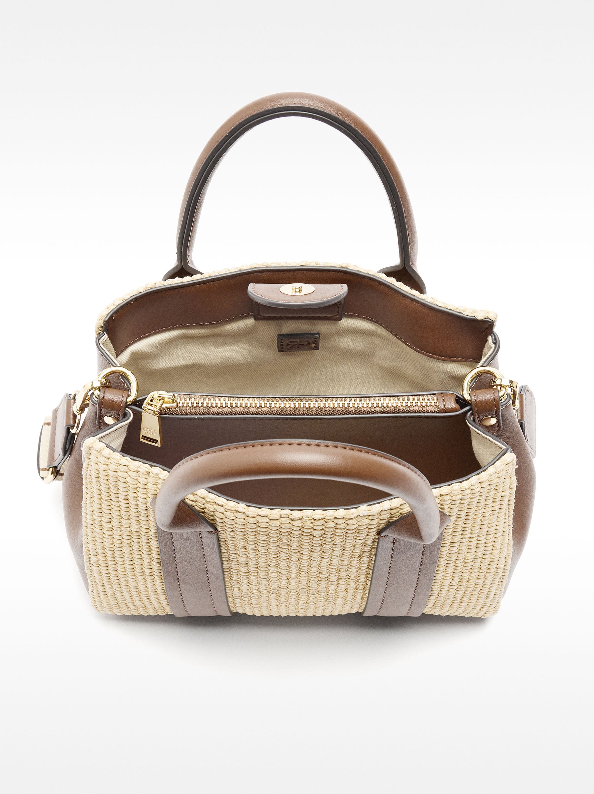 Bolso Tote Efecto Rafia