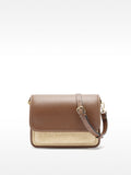 Bolso Bandolera Efecto Rafia Con Solapa