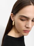Aretes Abiertos Retro De Rayas