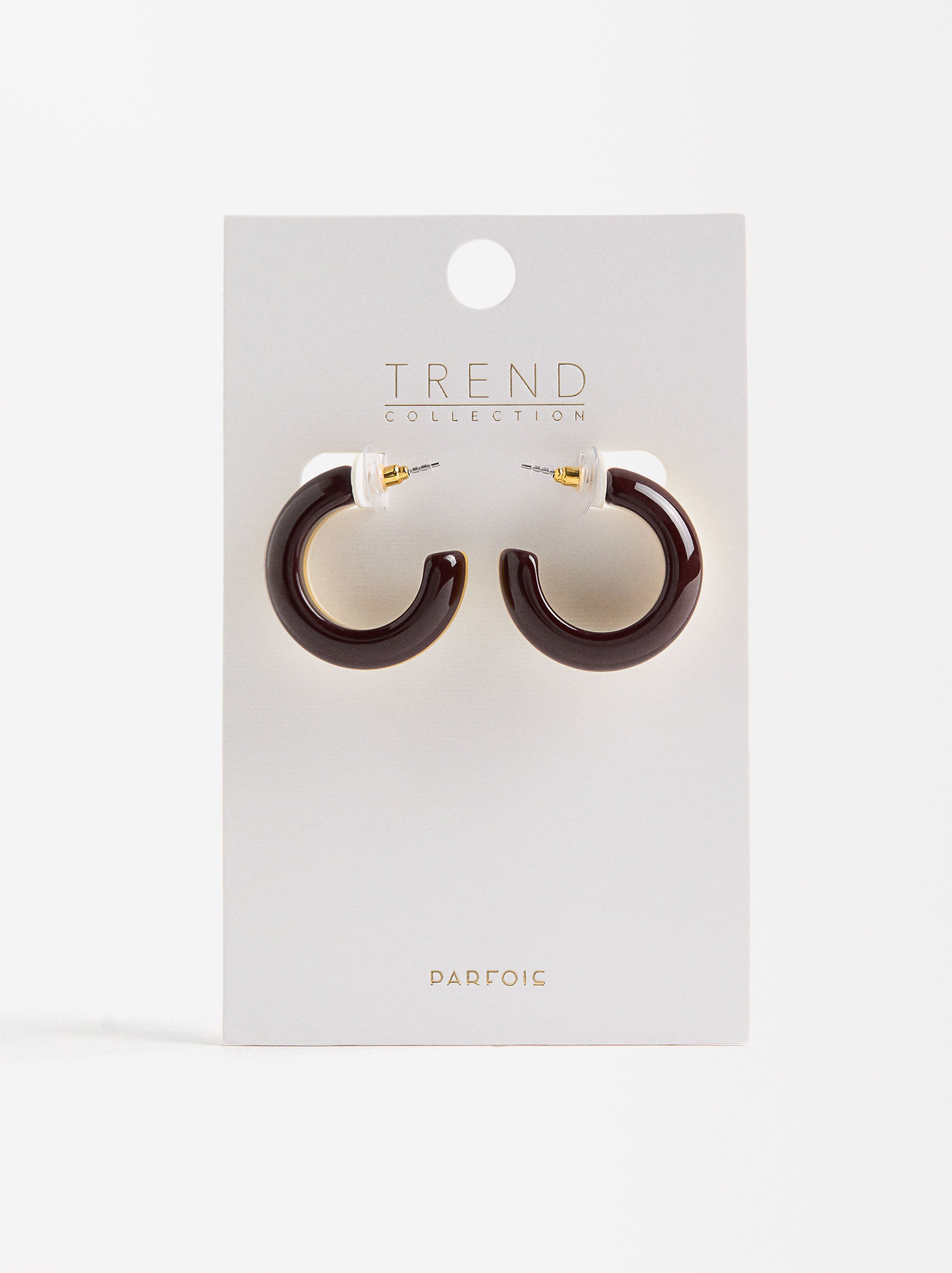 Aretes Abiertos Retro De Rayas