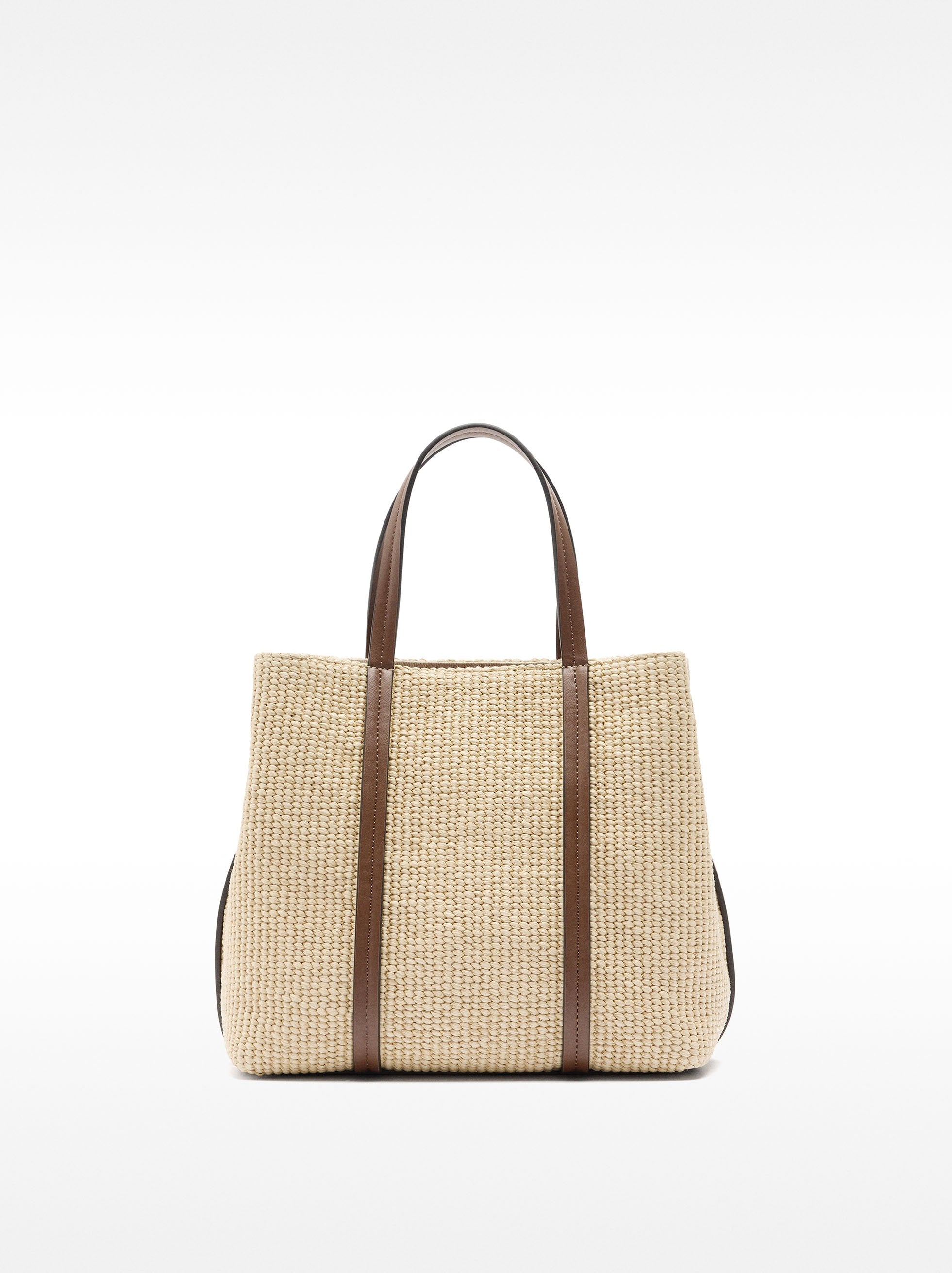 Bolso Tote Efecto Rafia