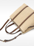 Bolso Tote Efecto Rafia