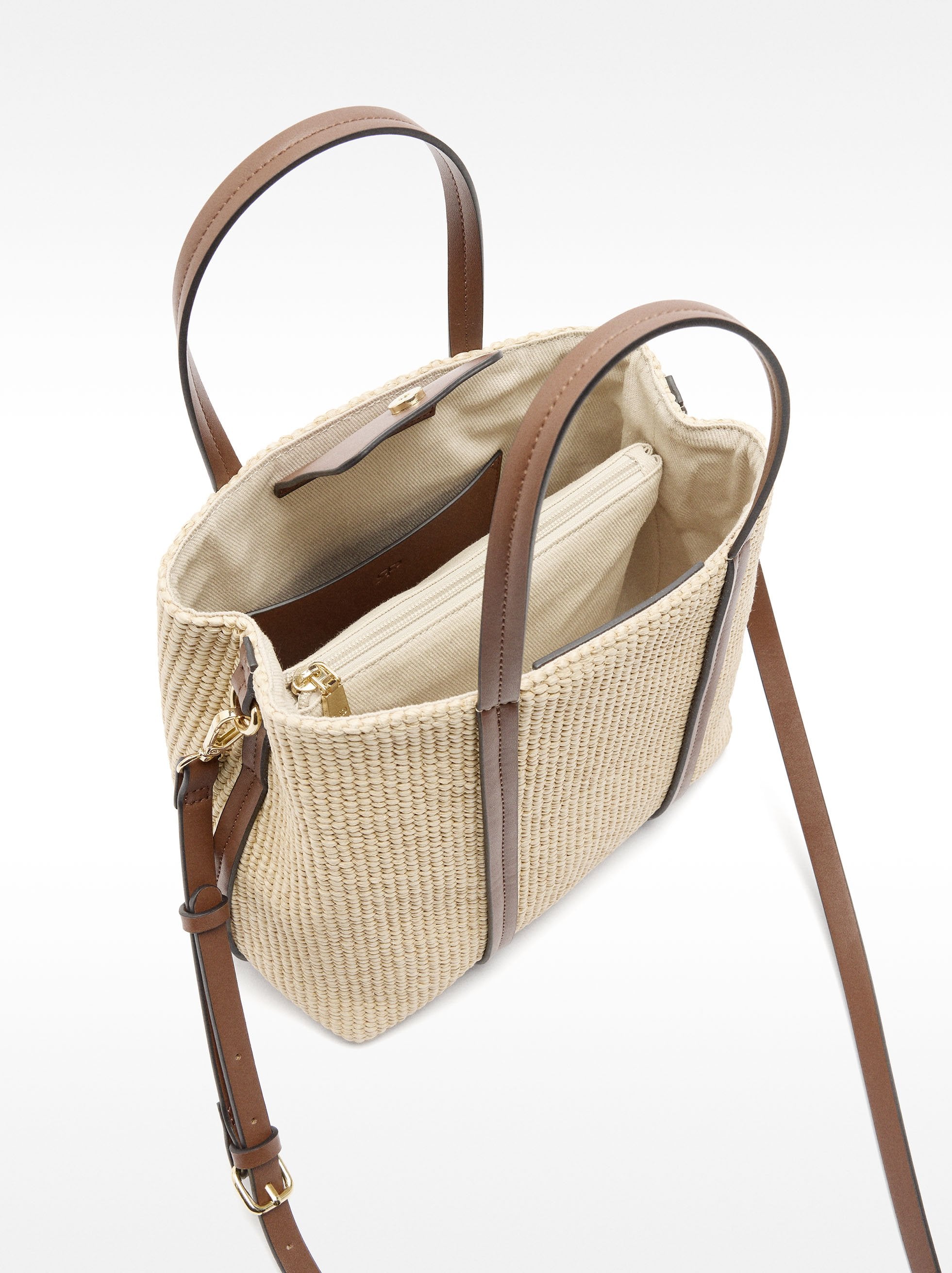 Bolso Tote Efecto Rafia