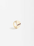 Anillo Con Esferas Contrastantes