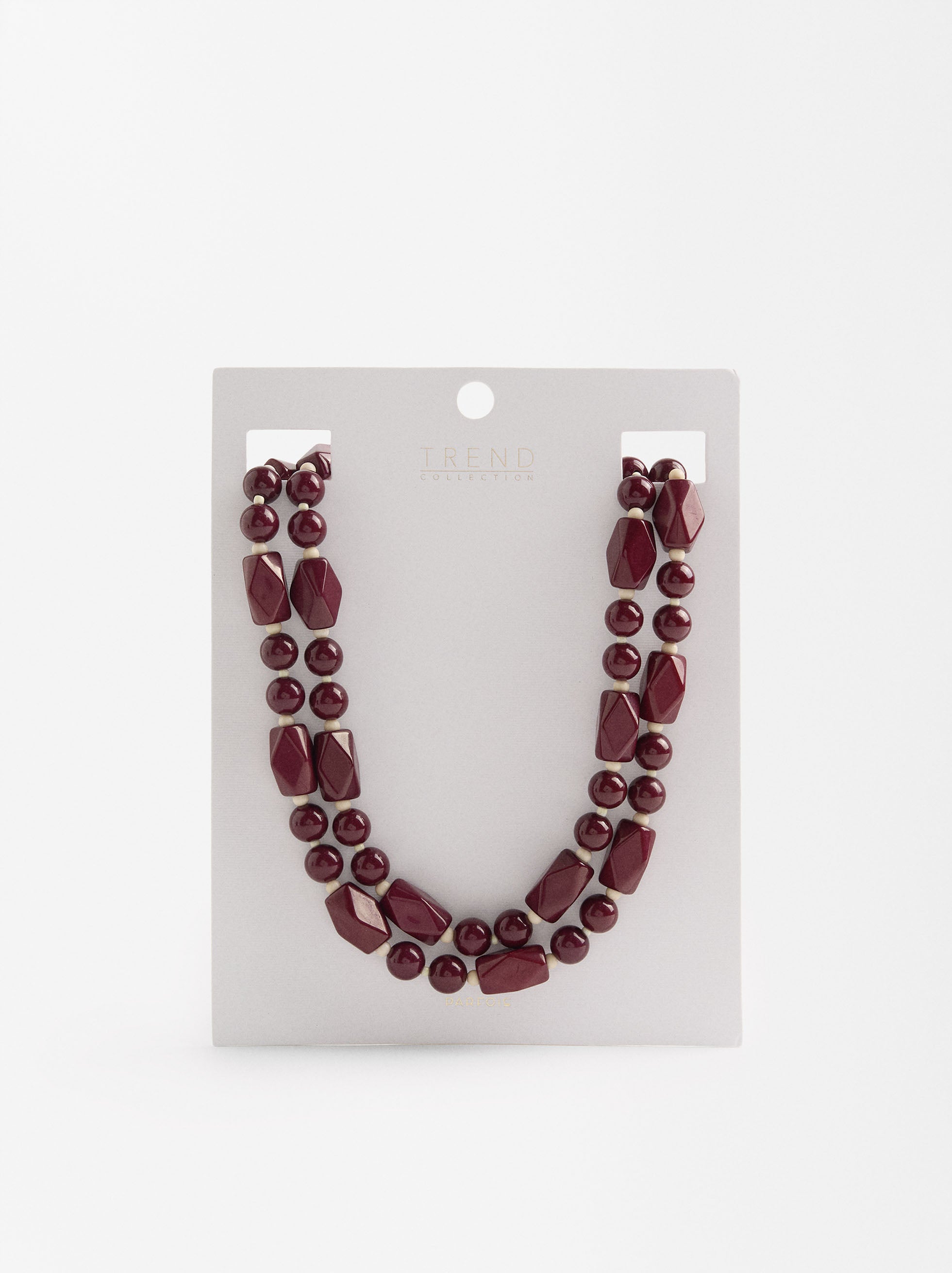 Collar Corto Con Detalles Contrastantes