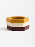 Set De Pulseras Elásticas Geométricas