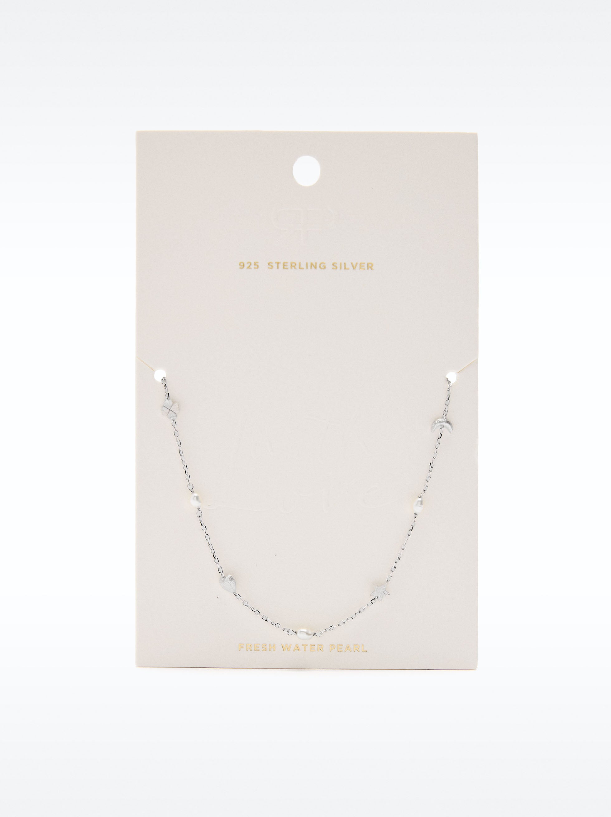 Collar Con Perlas De Agua Dulce - Plata De Ley 925