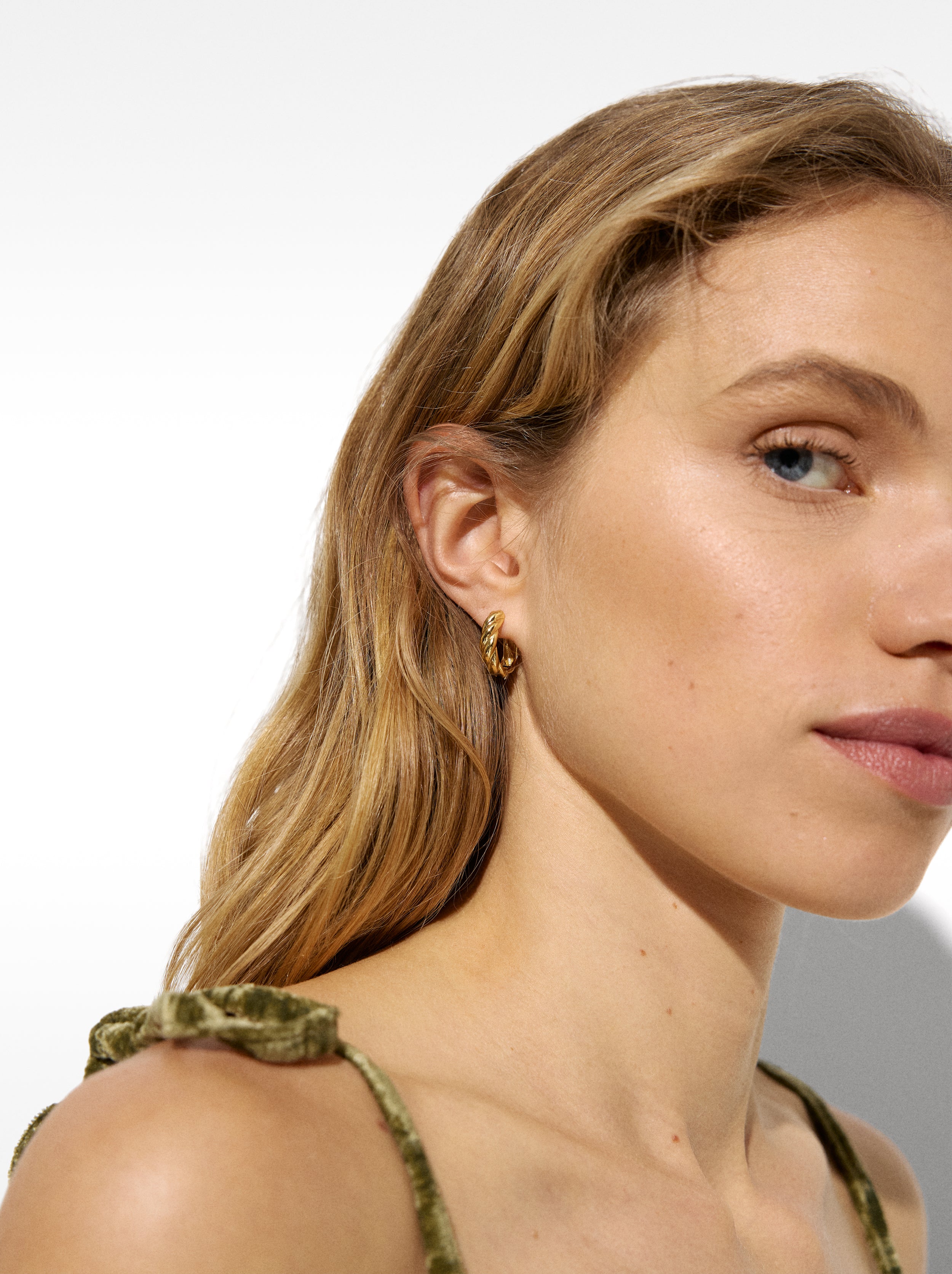 Aretes Trenzados - Plata De Ley 925