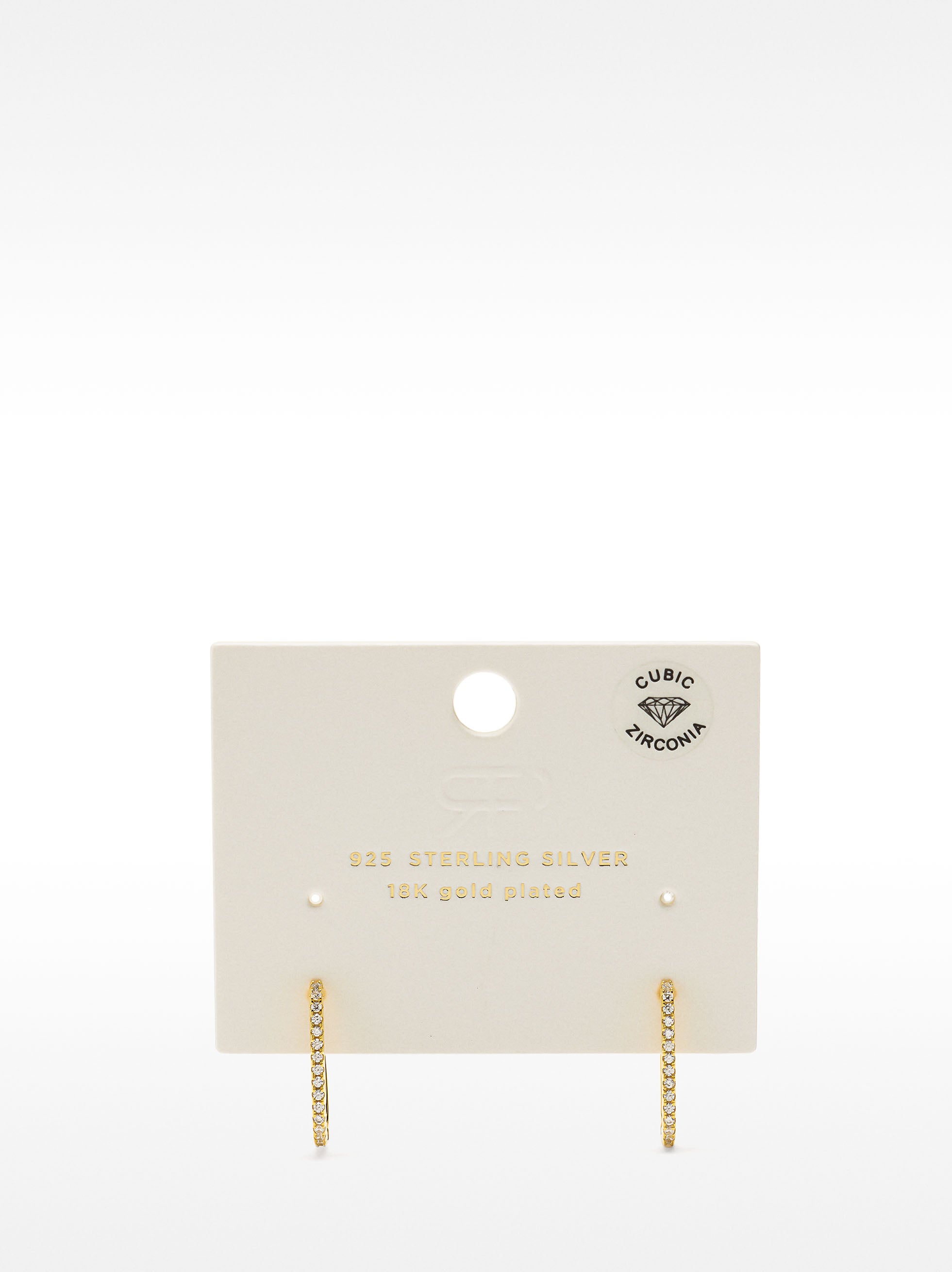 Aretes Con Circonitas - Plata De Ley 925