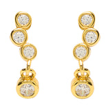 Pendientes Con Circonitas - Plata De Ley 925