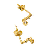 Pendientes Con Circonitas - Plata De Ley 925