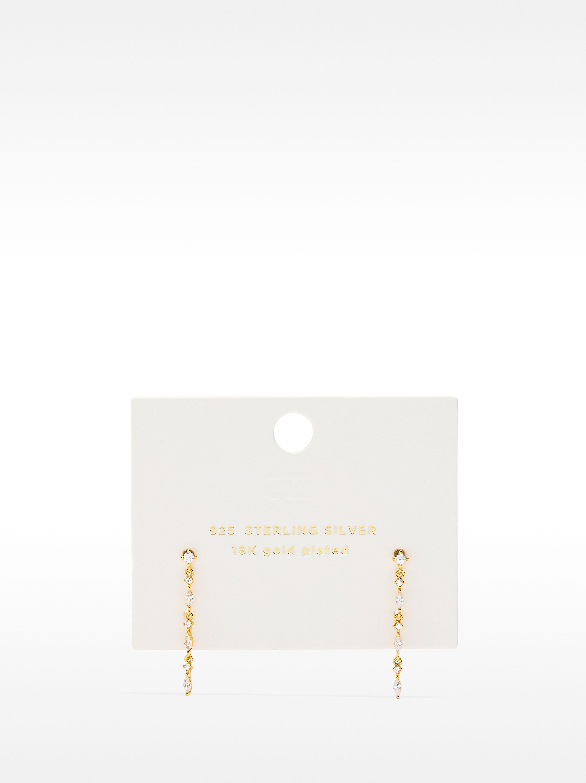 Aretes Con Circonitas Y Perlas - Plata De Ley 925