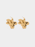 Aros Abiertos Con Flor Doble